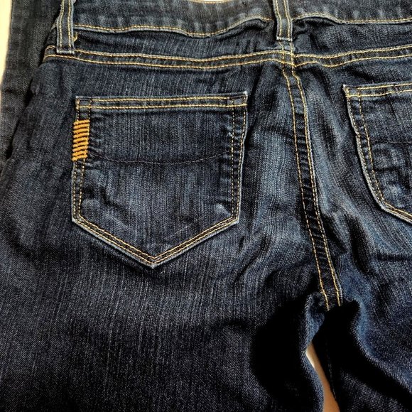 Paige Denim Co Jeans Skyline Skinny Style Low Rise Womens Size 26 Blue Dark Wash - Picture 6 of 9